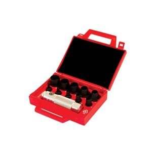 ALLPAX GASKET CUTTER SYSTEMS AX1351 Hollow Punch Tool Kit, Polypropylene Carrying Case , 16 Pieces | AG8XVR