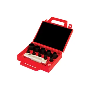 ALLPAX GASKET CUTTER SYSTEMS AX1352 Hollow Punch Tool Kit, Polypropylene Carrying Case , 31 Pieces | AG8XVT