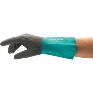 ANSELL 58-430 Chemical Resistant Gloves Straight 7 PR | AG4YPK 35HW80