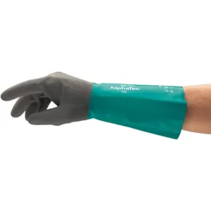 ANSELL 58-435 Chemical Resistant Gloves Guantlet 11 PR | AG4YPV 35HW89