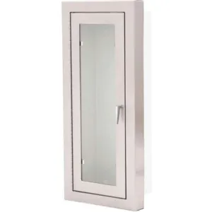 ALTA 7062-A Fire Extinguisher Cabinet Satin Semi-Recessed | AH9NKP 40LU23