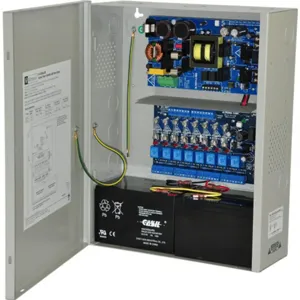 ALTRONIX AL1024ACM220 Access Power Controller, 8 Fused Relay Outputs, 24VDC at 10A, 220VAC | CE6EKV