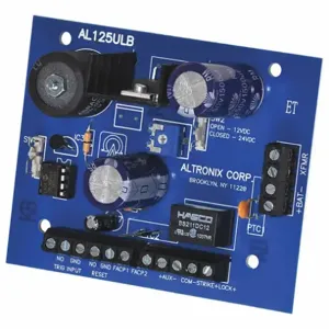 ALTRONIX AL125ULB Access Control Power Supply / Charger, 1A Supply Current | AD9KJT 4TEJ7