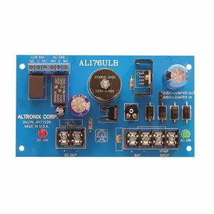 ALTRONIX AL176ULB Single-Output Power Supply / Charger, 1.75A Output Current | AD9KKB 4TEK6