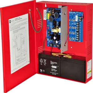 ALTRONIX AL300ULPD4R Power Supply Charger, 4 PTC Class 2 Outputs, 12/24VDC at 2.5A, 115VAC | CE6EMH