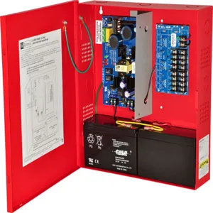 ALTRONIX AL300ULPD8CBR Power Supply Charger, 8 PTC Class 2 Outputs, 12/24VDC at 2.5A, 115VAC | CE6EMJ