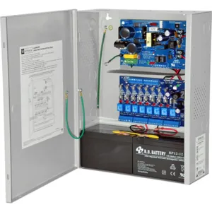 ALTRONIX AL400ACM220 Access Power Controller, 8 Fused Relay Outputs, 12/24VDC at 4A, 220VAC | CE6EMW