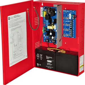 ALTRONIX AL400ULPD4R Power Supply Charger, 4 Fused Outputs, 12/24VDC at 4A, 115VAC | CE6ENG