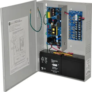 ALTRONIX AL600PD8220 Power Supply Charger, 8 Fused Outputs, 12/24VDC at 6A, 220VAC | CE6EPB