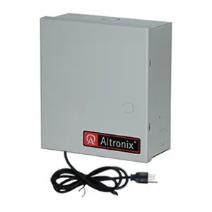 ALTRONIX ALTV248ULMI3 Power Supply, 24VAC @ 12.5A, Line Cord, Gray Finish | AD9KTZ 4TFG8