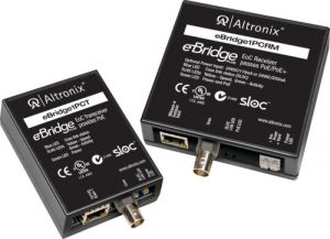 ALTRONIX eBridge1PCRMT EoC Single-Port-Adapter-Kit, 25 Mbit/s, leitet PoE/PoE | CE6EVT