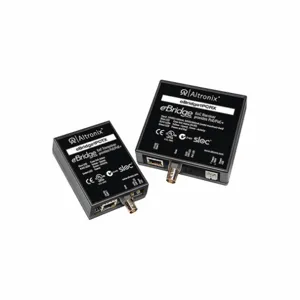 ALTRONIX eBridge1PCRTX EoC Single Port Adapter Kit, 25 Mbps, Generates PoE/PoE | CE6EVV