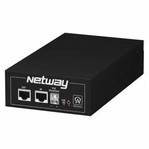 ALTRONIX NetWay1EV Single Port Injector, PoE / PoE+ / LTPoE++, Shutdown Trigger | CE6FWJ