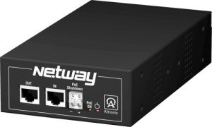 ALTRONIX NetWay1EV Single Port Injector, PoE / PoE+ / LTPoE++, Shutdown Trigger | CE6FWJ