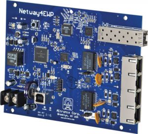 ALTRONIX NetWay4EB Single 1G Fiber SFP, 4 port 10/100 PoE/PoE | CE6FVC