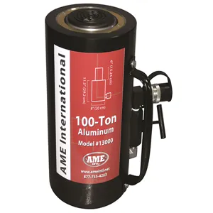 AME INTERNATIONAL 13000 Aluminium Jack, 100 Ton Capacity, 6 Inch Stroke | CE8XFH