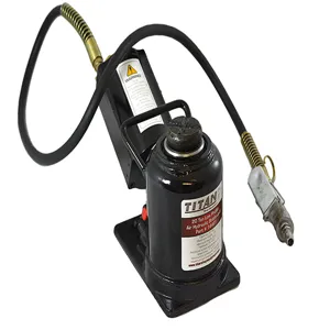 AME INTERNATIONAL 14461 Air Hydraulic Bottle Jack, 20 Ton Capacity, Low Profile | CE8XBJ