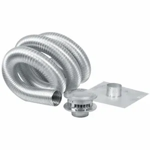 AMERI-VENT 6ALK35 Chimney Liner Kit, 6 Inch Duct, LP Gas, 35 ft Length, 470 Deg F | CN8JAE 40LJ43