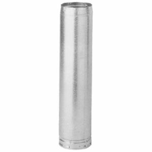 AMERI-VENT 4E12 Gas Vent Pipe, 4 Inch Duct, 1 ft Length, Steel, Category I | CN8JBQ 33Y994