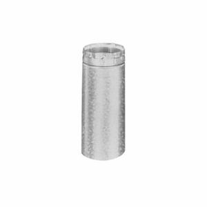 AMERI-VENT 8R12A Gas Vent Pipe, 8 Inch Duct, 1 ft Length, Steel, Category I | CN8JBV 33Z037