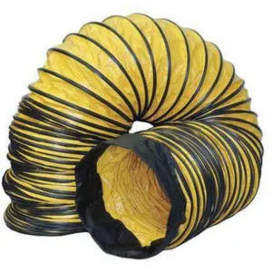 AMERIC GAM-DS0825 Flexible Ventilation Ducting, 8 Inch Dia., 25 ft. Length, PVC Vinyl Coated Polyester | AF7MDM 21YC26