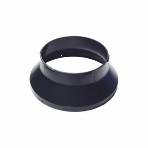 AMERIC RING-VAF1500 Duct Ring, 10 Inch to 8 Inch Size, ABS Black | CJ2AZG 40TU61