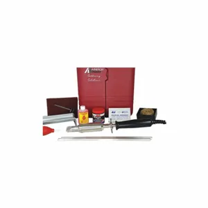 AMERICAN BEAUTY TOOLS PSK300-PB Soldering Kit, 300 W, 1, 050 Deg F, Chisel Tip, 0.9 Inch Tip Width, Soldering Iron Kit, 45 | CN8GUW 36JT54