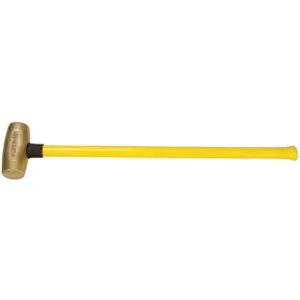 AMERICAN HAMMER AM8BRFG Sledge Hammer 8 Lb 32 Inch Brass/fiberglass | AB6MKA 21YT95