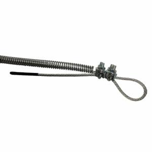 AMERICAN IRON WORKS CC12-FL Hose Choker Cable, Hose to Tool, 1/4 Inch Max Hose Size, 12 Inch Overall Length | CN8GXJ 801U34
