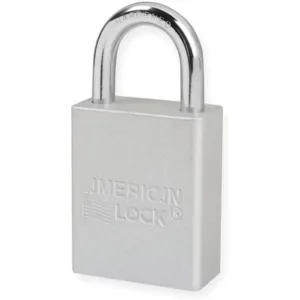 AMERICAN LOCK A1105KACLR Lockout Padlock Keyed Alike Silver 1/4 Inch Diameter | AD7HVP 4END1