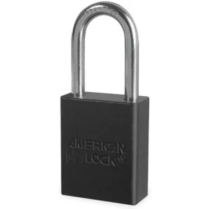 AMERICAN LOCK A1106KABLK35687 Lockout Padlock Keyed Alike Black 1/4in. Diameter | AB3GZX 1TDC7