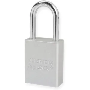 AMERICAN LOCK A1106CLR Lockout Padlock Keyed Different Silver 1/4 Inch Diameter | AD7HUR 4EMZ7