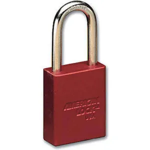 AMERICAN LOCK A1106KARED SETOF12 Lockout Padlock Keyed Alike Red 1/4 Inch - Pack Of 12 | AF4MGT 9CEF6