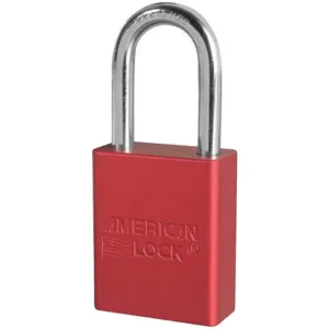 AMERICAN LOCK A1106KAS3RED Lockout Padlock Ka Red 1/4 Inch - Pack Of 3 | AF4ATF 8NDA8