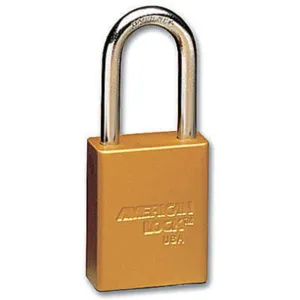 AMERICAN LOCK A1106KAYLW SETOF12 Lockout Padlock Keyed Alike Gold 1/4 Inch - Pack Of 12 | AF6BNZ 9W602