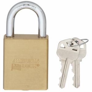 AMERICAN LOCK A3650D125KD Padlock, 1 1/8 Inch Vertical Shackle Clearance, 15/16 Inch Height | CN8GZE 487C04