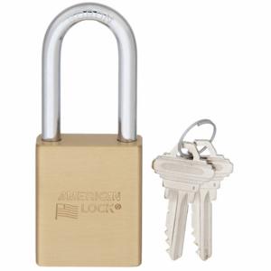 AMERICAN LOCK A3651D285KD Padlock, 2 Inch Size Vertical Shackle Clearance, 15/16 Inch Height | CN8GZQ 487C16