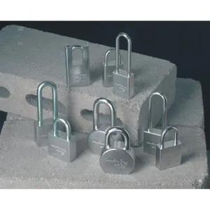 AMERICAN LOCK A50 Padlock Keyed Different 1-1/8 Inch H 5 Pin Ss | AC9VDQ 3KJR7