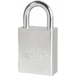 AMERICAN LOCK A5100 Padlock Keyed Different 1 Inch H 5 Pin Boron Steel | AC9VDV 3KJT2