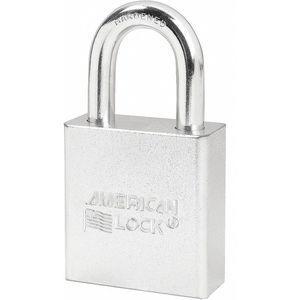 AMERICAN LOCK A5200 Vorhängeschloss mit unterschiedlichem Schlüssel, 1-1/8 Zoll H, 5-poliger Borstahl | AC9VDY 3KJT6