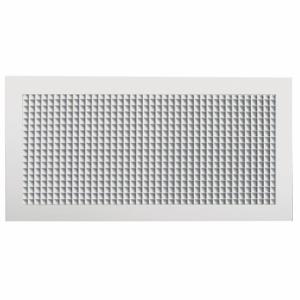 AMERICAN LOUVER SG-10x22-RTW-4PK Return Air Grilles, Egg Crate Grille, White, Powder Coated, Aluminum, 21 3/8 Inch Height | CN8HCP 52CF16
