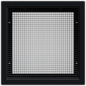 AMERICAN LOUVER STR-ERFG-BK Return Air Grilles, Egg Crate Grille, Black, Smooth, Plastic, 23 3/4 Inch Height | CN8HCF 54ZF48