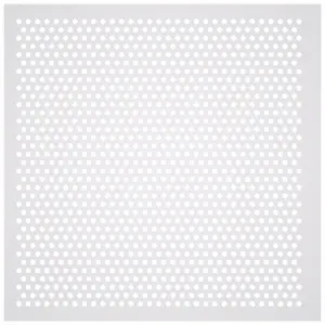 AMERICAN LOUVER STR-PERF-2212-2PK Diffusers, Ceiling, 23 3/4 Inch H, 23 3/4 Inch W, Lay-In, Plastic, Perforated, White | CN8HBX 54ZF52