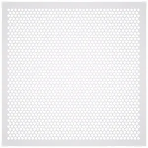 AMERICAN LOUVER STR-PERF-2238-5PK Diffusers, Ceiling, 23 3/4 Inch H, 23 3/4 Inch W, Lay-In, Plastic, Perforated, White | CN8HBU 54ZF57