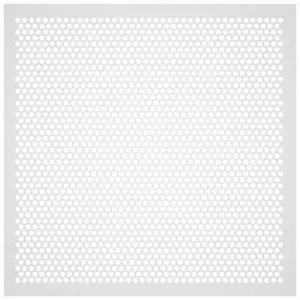 AMERICAN LOUVER STR-PERF-2238-5PK Diffusers, Ceiling, 23 3/4 Inch H, 23 3/4 Inch W, Lay-In, Plastic, Perforated, White | CN8HBU 54ZF57