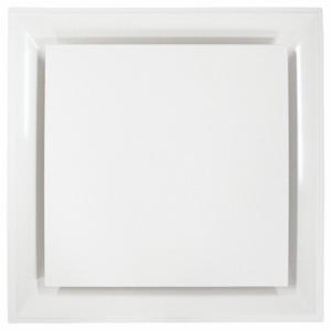 AMERICAN LOUVER STR-PQ-12W Diffuser, Ceiling, 23 3/4 Inch H, 23 3/4 Inch W, Lay-In, 12 Inch Duct, Plastic | CN8HAN 52CF06