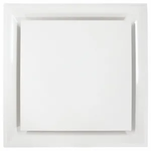 AMERICAN LOUVER STR-PQ-8W Diffuser, Ceiling, 23 3/4 Inch H, 23 3/4 Inch W, Lay-In, 8 Inch Duct, Plastic | CN8HBF 52CF04