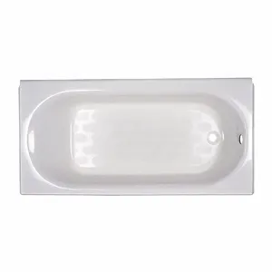 AMERICAN STANDARD 2396202ICH.020 Recess Bath With Luxury Ledge, Left Drain Location, American Std, Princeton | CN8HHY 20XU28