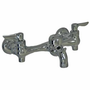 AMERICAN STANDARD 8350243.002 Straight Service Sink Faucet, American, 8350, Chrome Finish, 20 gpm Flow Rate | CN8HTL 41H838