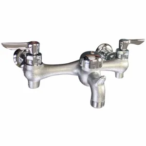 AMERICAN STANDARD 8350243.004 Straight Service Sink Faucet, American, 8350, Chrome Finish, 15 gpm Flow Rate | CN8HTH 41H839